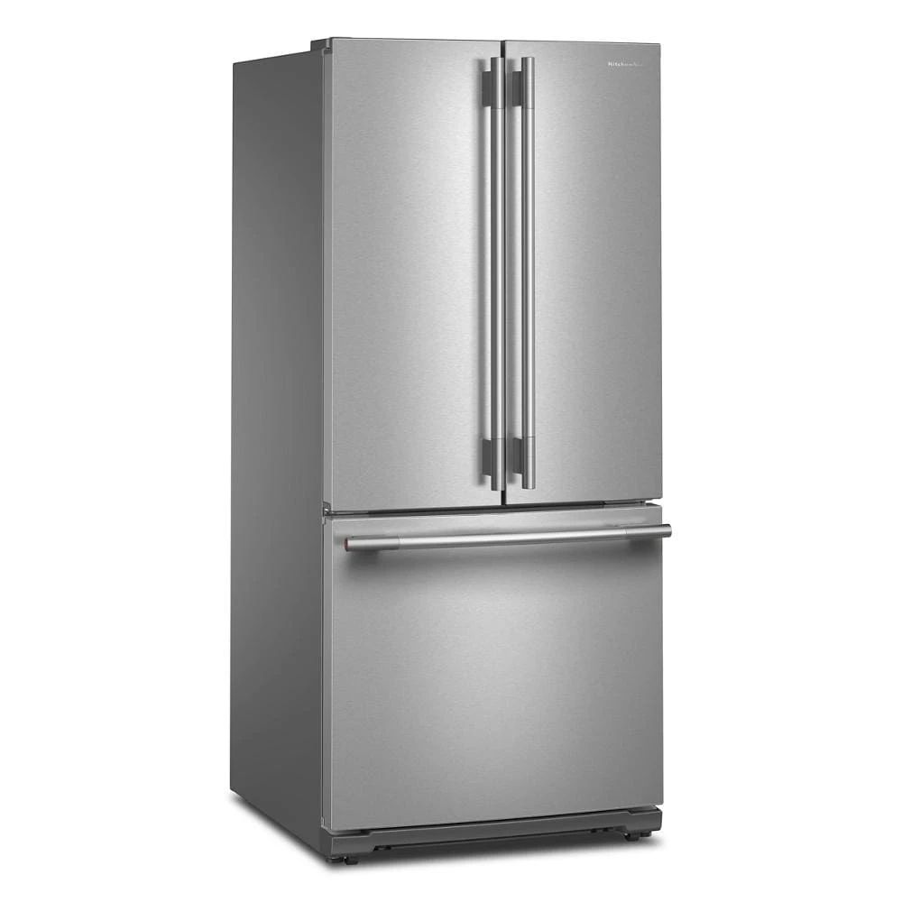 20 cu. Ft. 30-Inch Width Standard Depth French Door Refrigerator with PrintShield® Finish and Interior Dispense view 8