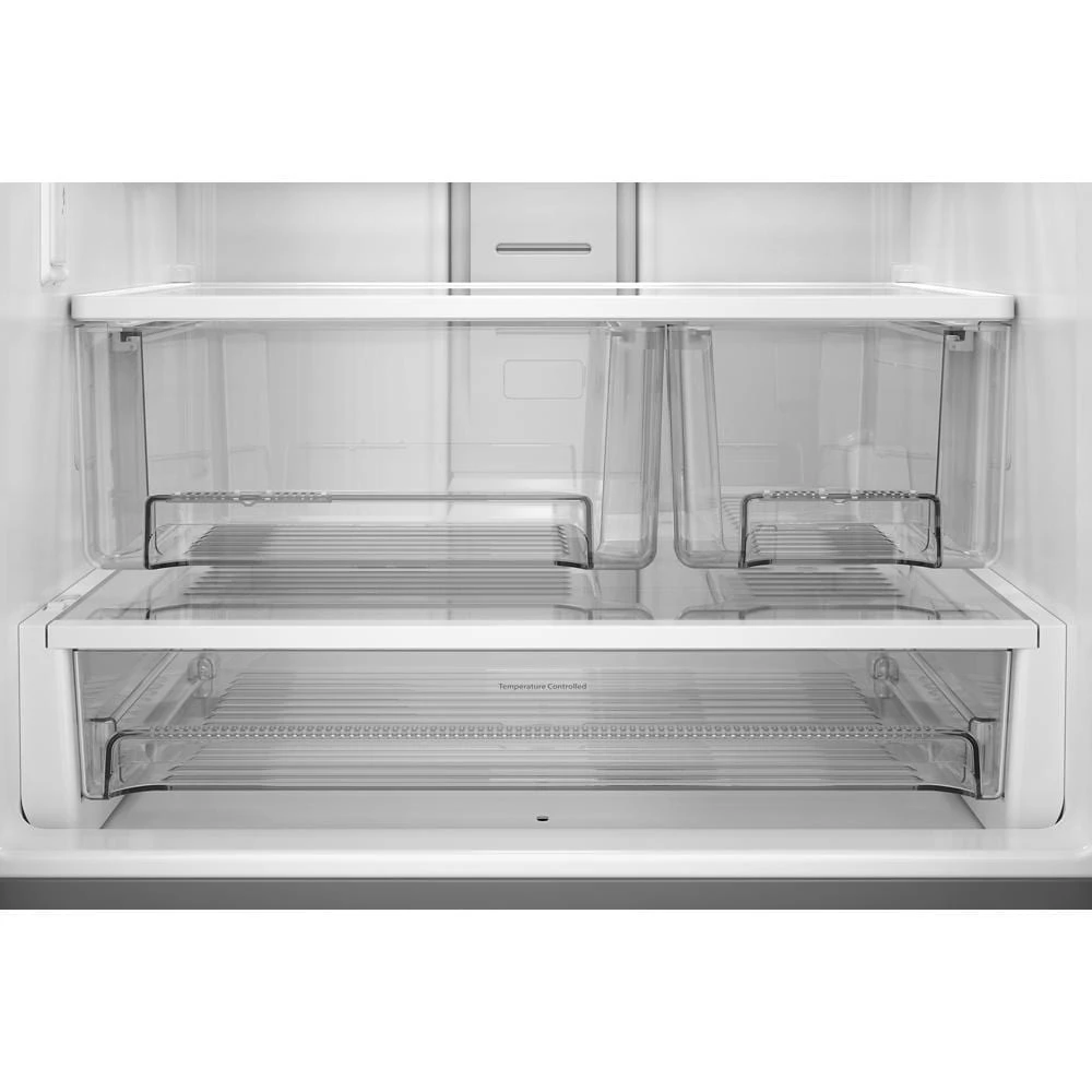 20 cu. Ft. 30-Inch Width Standard Depth French Door Refrigerator with PrintShield® Finish and Interior Dispense view 9