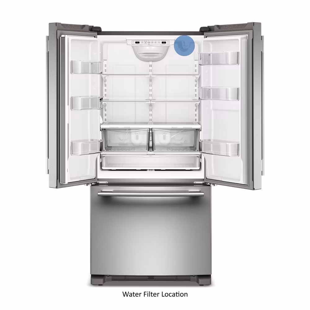 22 Cu. Ft. 33-Inch Standard-Depth French Door Refrigerator with Internal Water Dispenser view 7
