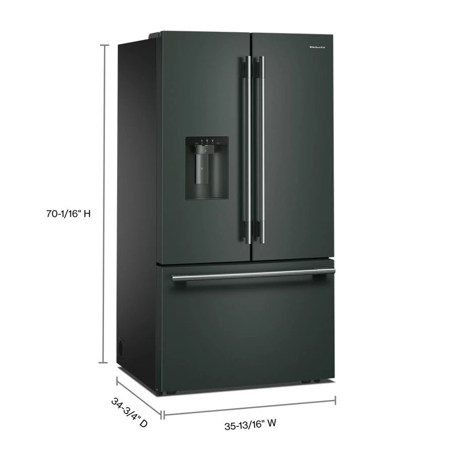30 Cu. Ft. French Door Refrigerator With Exterior Water And Ice KRFF436SJP