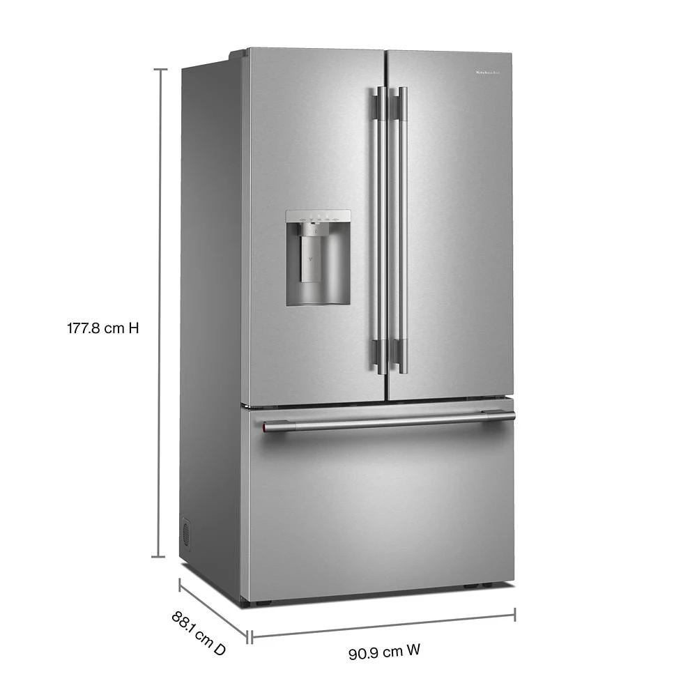 30 cu. ft. French Door Refrigerator with Exterior Water and Ice view 10