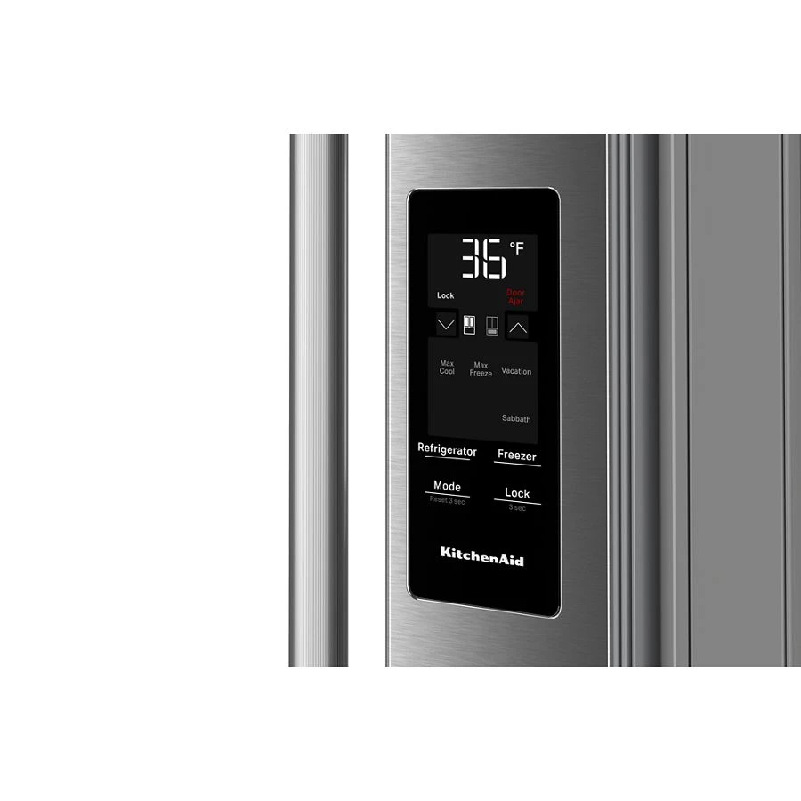 30 Cu. Ft. French Door Refrigerator With Exterior Water And Ice KRFF436SPS