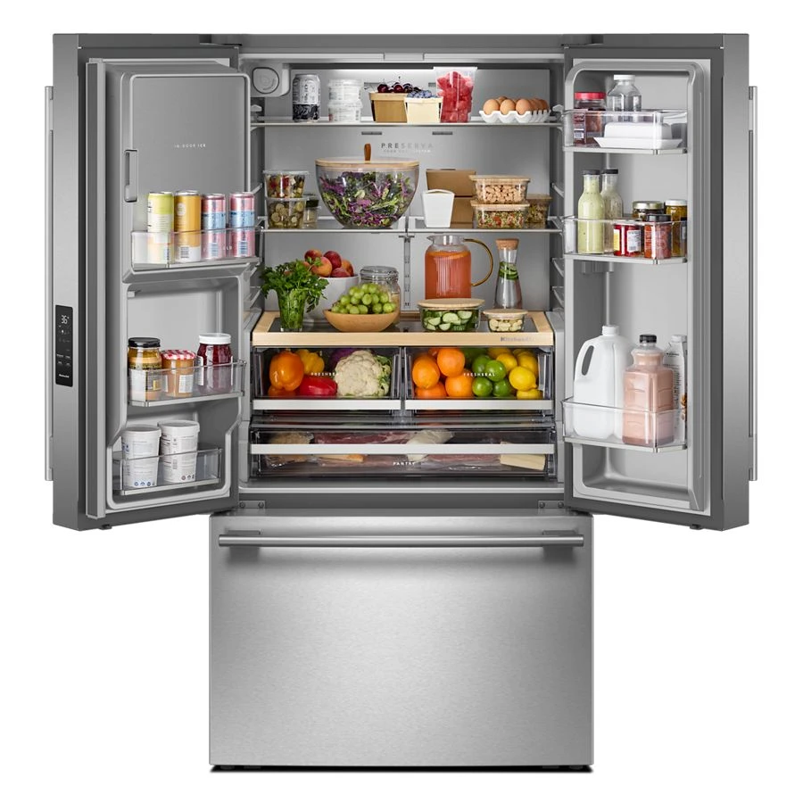 30 Cu. Ft. French Door Refrigerator With Exterior Water And Ice KRFF436SPS