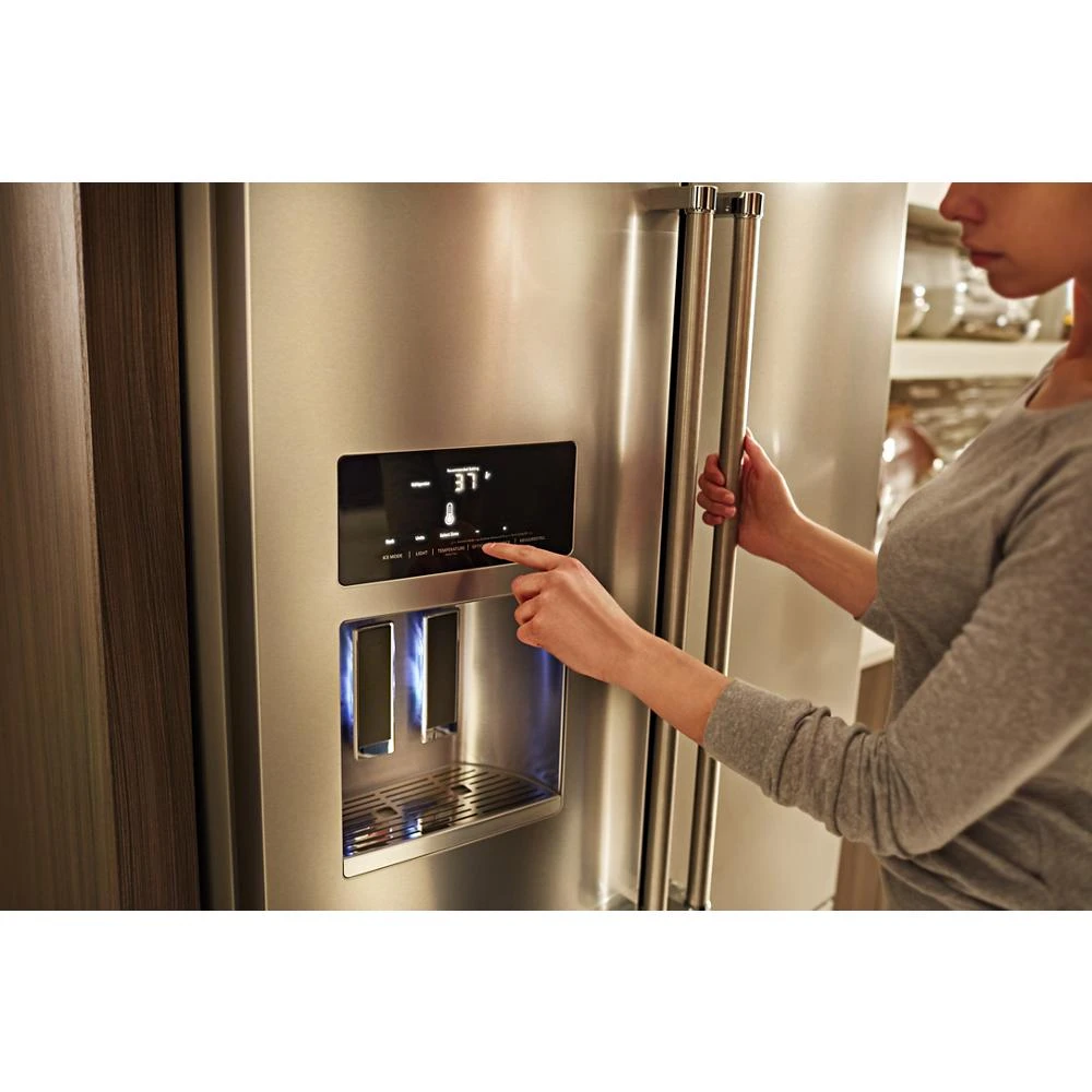 26.8 Cu. Ft. Standard-Depth French Door Refrigerator with Exterior Ice and Water Dispenser view 16