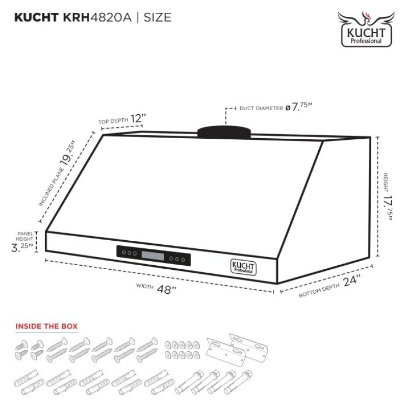 48″ Range Hoods KRH4820A