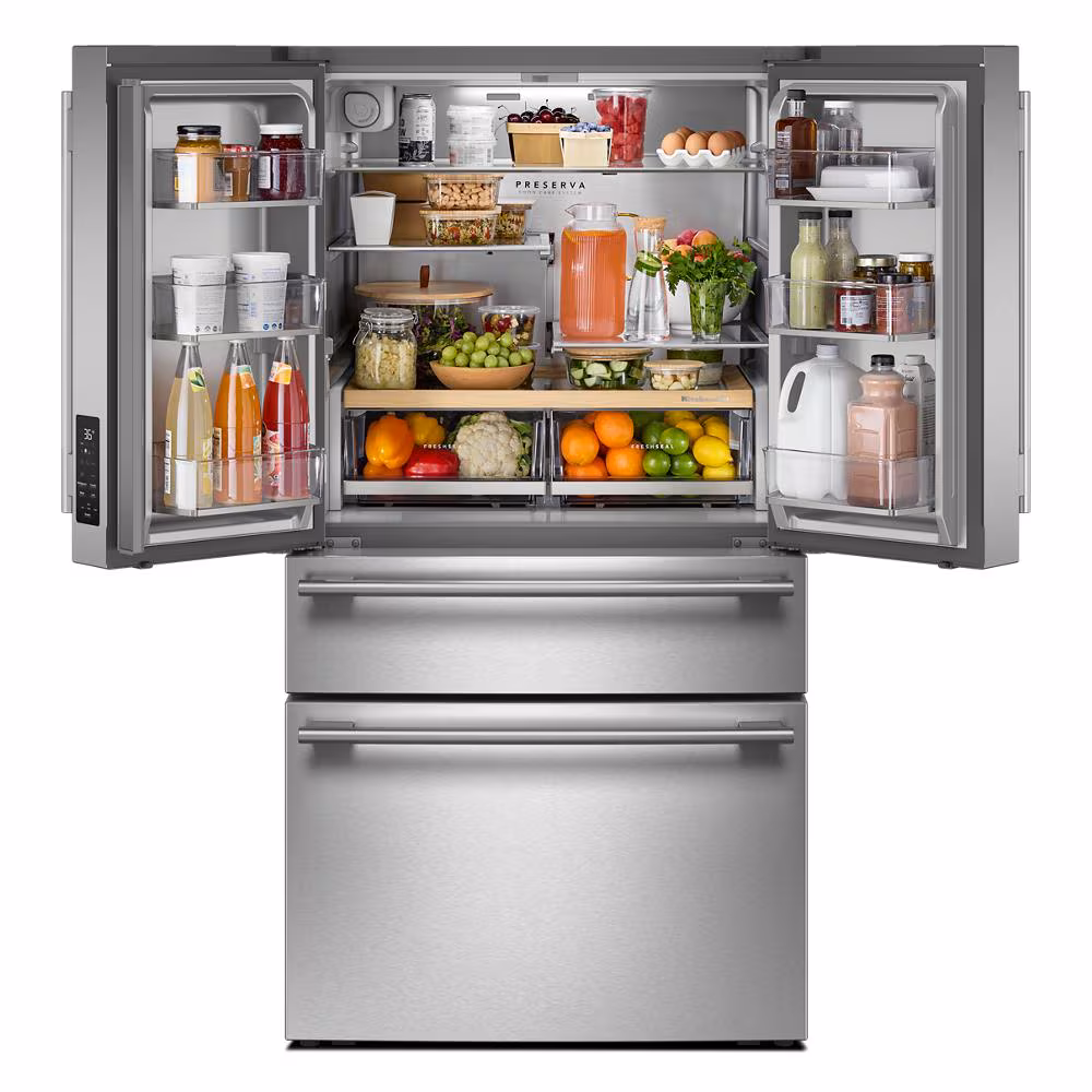 30 cu. ft. French Door Refrigerator with Interior Water and Ice and FreshChill™ Full-Width Refrigerated Drawer view 8