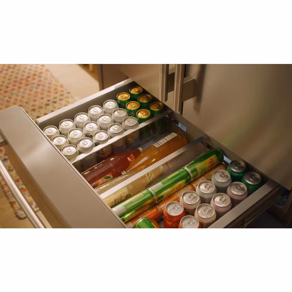 30 cu. ft. French Door Refrigerator with Interior Water and Ice and FreshChill™ Full-Width Refrigerated Drawer view 6