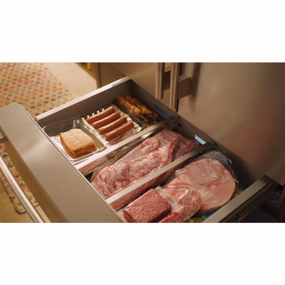 30 cu. ft. French Door Refrigerator with Interior Water and Ice and FreshChill™ Full-Width Refrigerated Drawer view 5