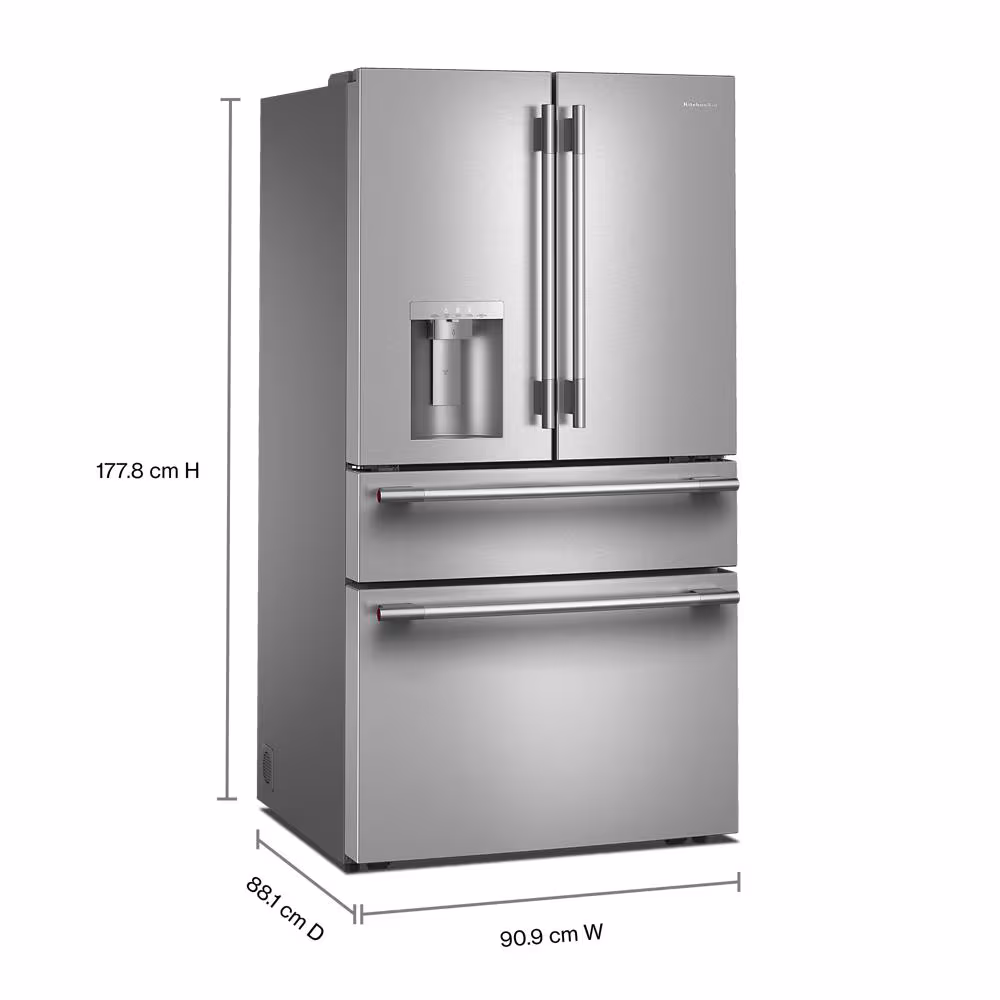 29 cu. ft. French Door Refrigerator with Exterior Water and Ice and FreshChill™ Full-Width Refrigerated Drawer view 11