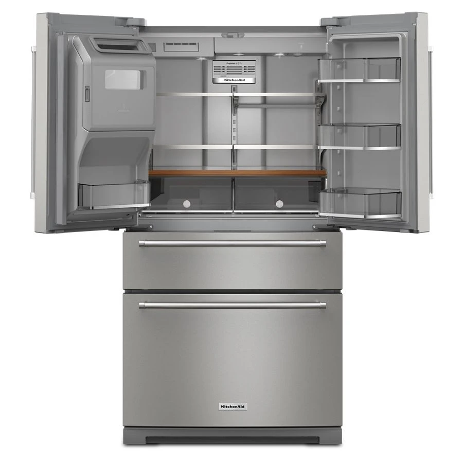 26.2 Cu. Ft. Multi-Door French Door Refrigerator with Platinum Interior view 4