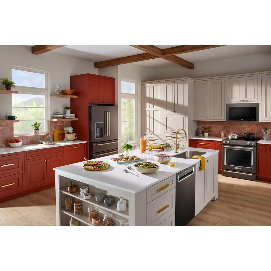 26.2 Cu. Ft. Multi-Door French Door Refrigerator with Platinum Interior view 7