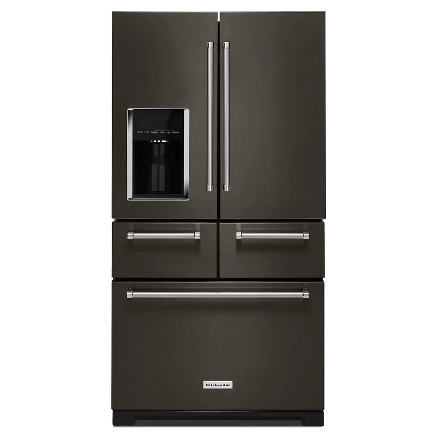 25.8 Cu. Ft. 36" Multi-door Freestanding Refrigerator With Platinum Interior Design And Printshield® Finish KRMF706EBS