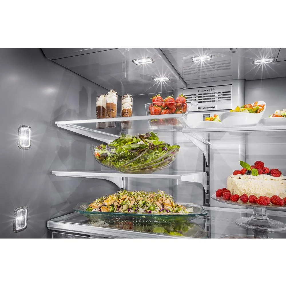 25.8 Cu. Ft. 36" Multi-Door Freestanding Refrigerator with Platinum Interior Design view 18