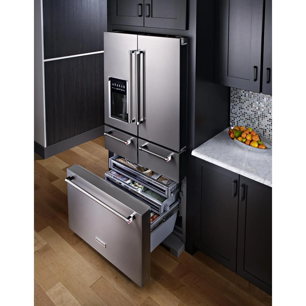 25.8 Cu. Ft. 36" Multi-Door Freestanding Refrigerator with Platinum Interior Design view 16