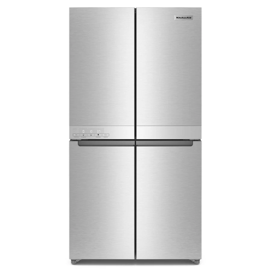 19.4 cu. ft. 36-inch wide Counter-Depth 4-Door Refrigerator with PrintShield® Finish KRQC506MPS