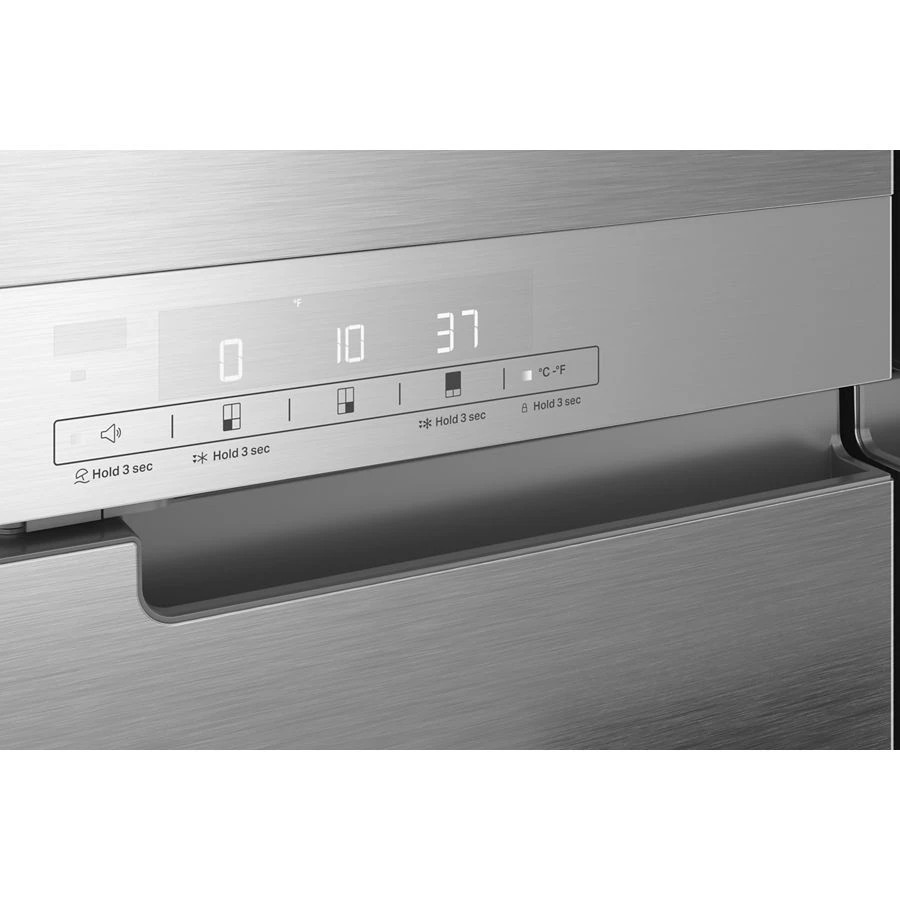 19.4 cu. ft. 36-inch wide Counter-Depth 4-Door Refrigerator with PrintShield® Finish KRQC506MPS