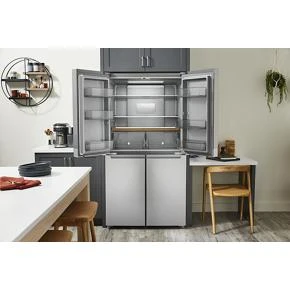 19.4 cu. ft. 36-inch wide Counter-Depth 4-Door Refrigerator with PrintShield Finish view 59