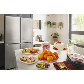 19.4 cu. ft. 36-inch wide Counter-Depth 4-Door Refrigerator with PrintShield Finish view 55