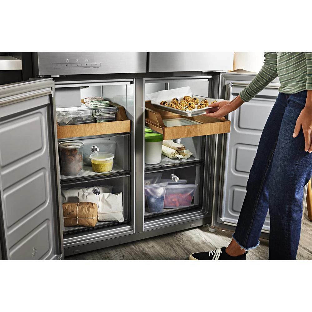 19.4 cu. ft. 36-inch wide Counter-Depth 4-Door Refrigerator with PrintShield Finish view 12