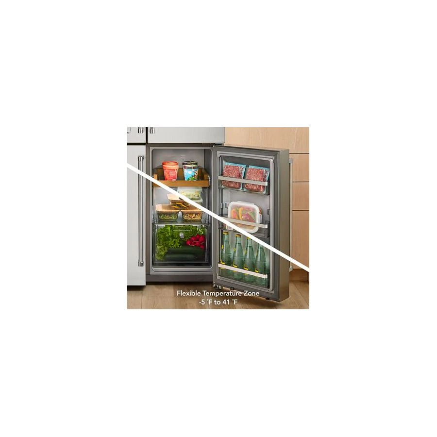 36" Counter-depth 19.4 Cu Ft 4-door Refrigerator With Flexible Temperature Zone In Printshield® Finish KRQC736RPS