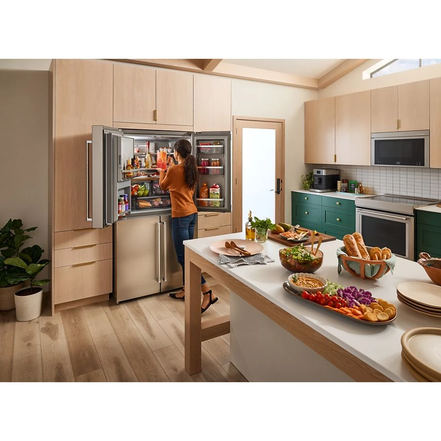 36" Counter-depth 19.4 Cu Ft 4-door Refrigerator With Flexible Temperature Zone In Printshield® Finish KRQC736RPS