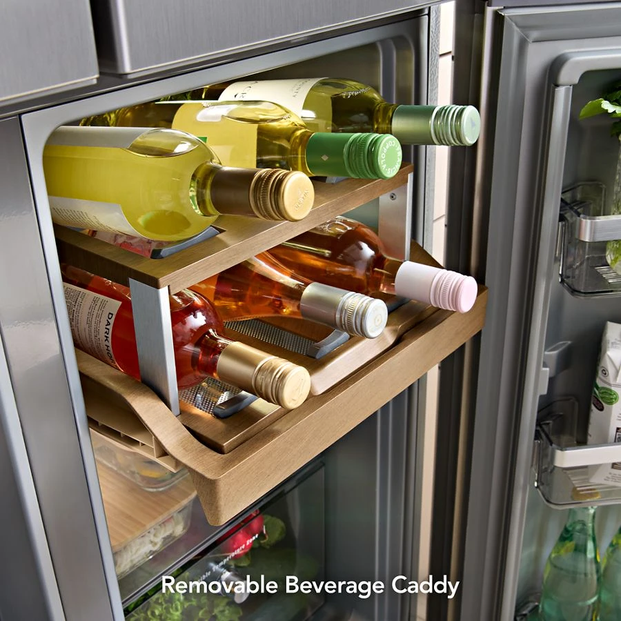 36" Counter-depth 19.4 Cu Ft 4-door Refrigerator With Flexible Temperature Zone In Printshield® Finish KRQC736RPS