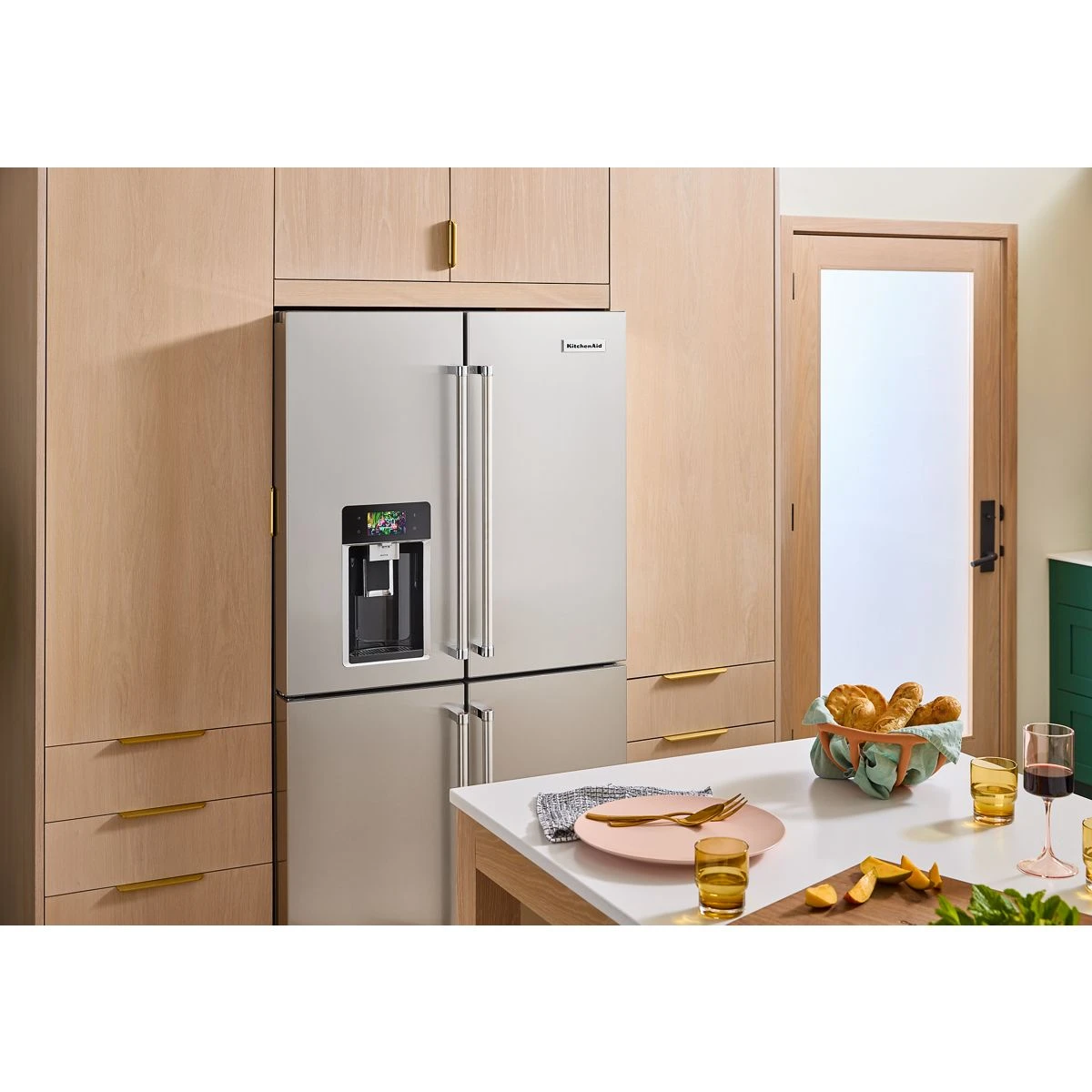 36" Counter-Depth 19.4 Cu Ft 4-Door Refrigerator with Flexible Temperature Zone view 3