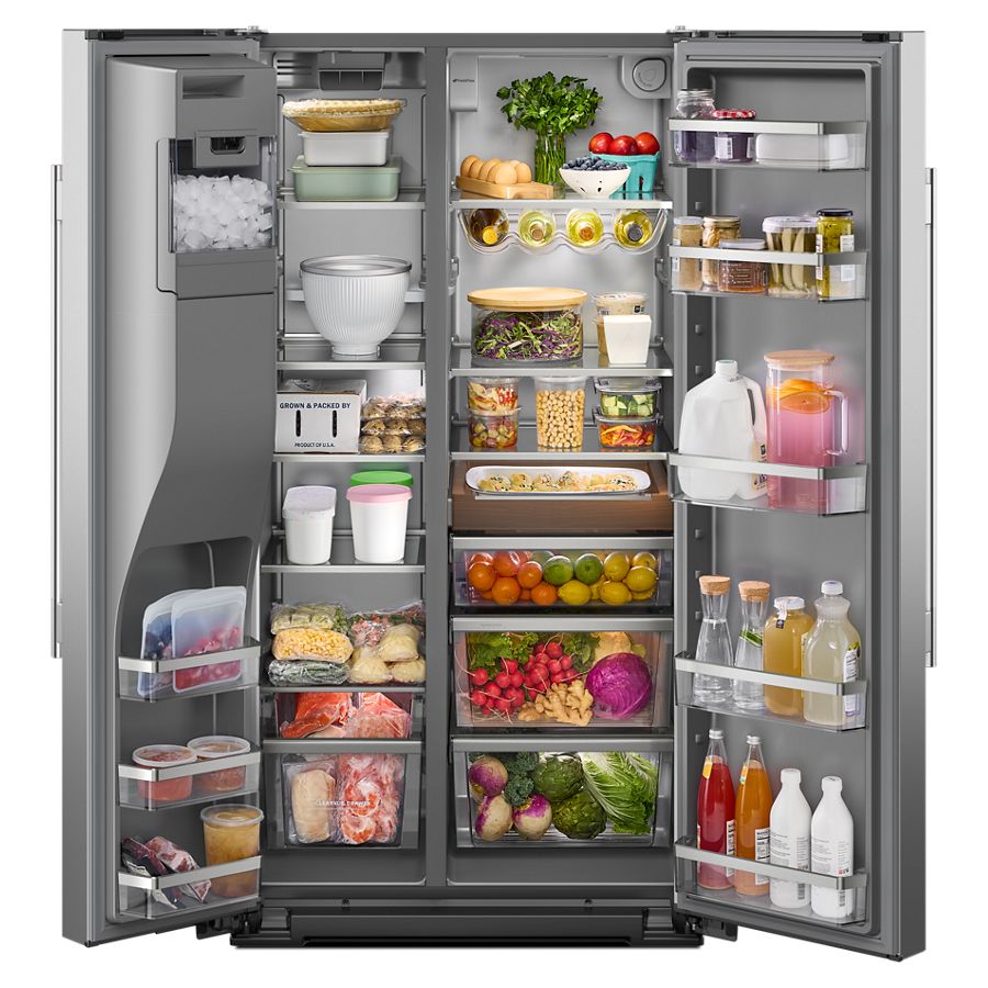 20.8 Cu. Ft. Counter-depth Side-by-side Refrigerator With Exterior Ice And Water Dispenser And Removable Under-shelf Wine Rack KRSC336RPS