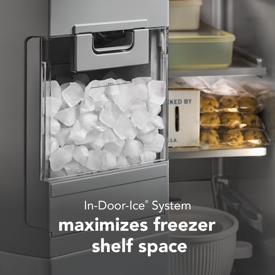 20.8 Cu. Ft. Counter-depth Side-by-side Refrigerator With Exterior Ice And Water Dispenser And Removable Under-shelf Wine Rack KRSC336RPS