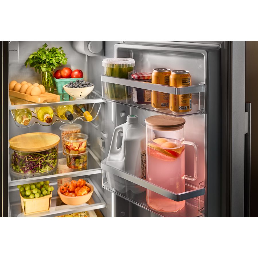 20.8 Cu. Ft. Counter-depth Side-by-side Refrigerator With Exterior Ice And Water Dispenser And Removable Under-shelf Wine Rack KRSC336RPS