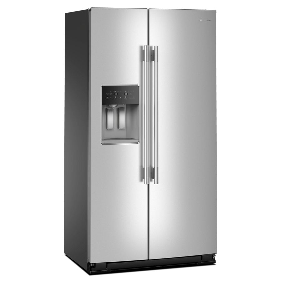 20.8 Cu. Ft. Counter-depth Side-by-side Refrigerator With Exterior Ice And Water Dispenser And Removable Under-shelf Wine Rack KRSC336RPS