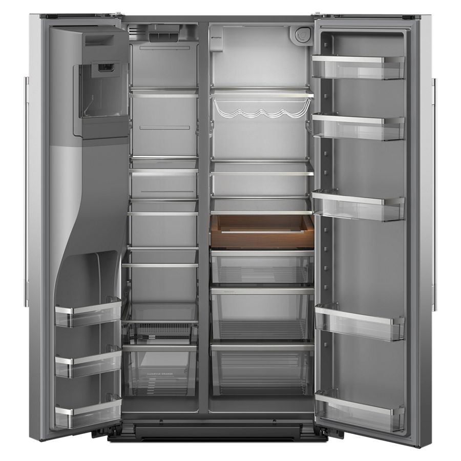 20.8 Cu. Ft. Counter-depth Side-by-side Refrigerator With Exterior Ice And Water Dispenser And Removable Under-shelf Wine Rack KRSC336RPS