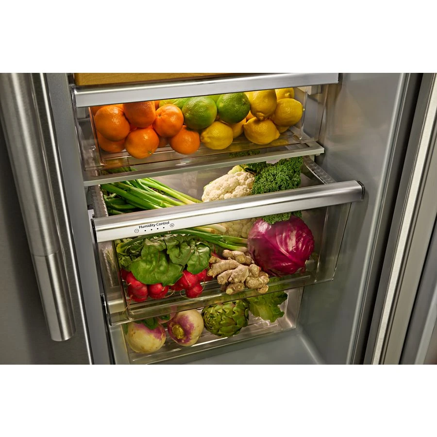 20.8 Cu. Ft. Counter-depth Side-by-side Refrigerator With Exterior Ice And Water Dispenser In Juniper KRSC536RJP