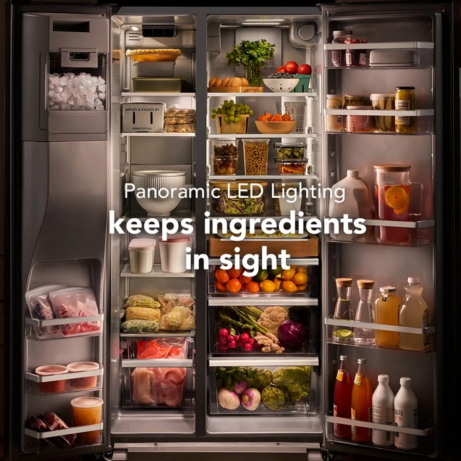 20.8 Cu. Ft. Counter-depth Side-by-side Refrigerator With Exterior Ice And Water Dispenser In Printshield® Finish view 7