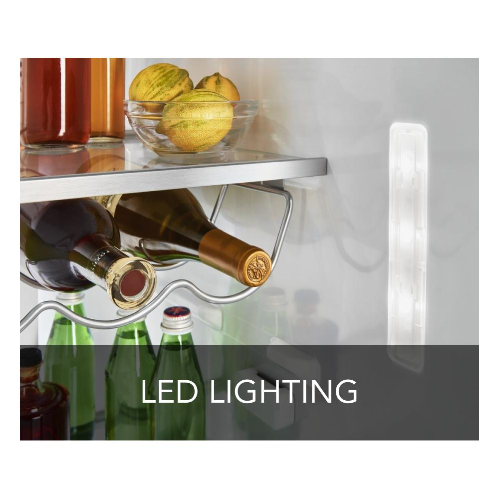 19.9 cu ft. Counter-Depth Side-by-Side Refrigerator with Exterior Ice and Water and PrintShield™ finish KRSC700HPS