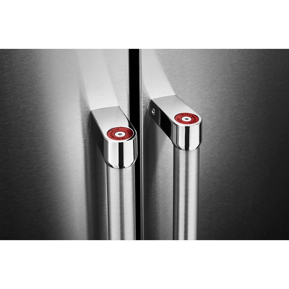 19.9 cu ft. Counter-Depth Side-by-Side Refrigerator with Exterior Ice and Water and PrintShield™ finish KRSC700HPS