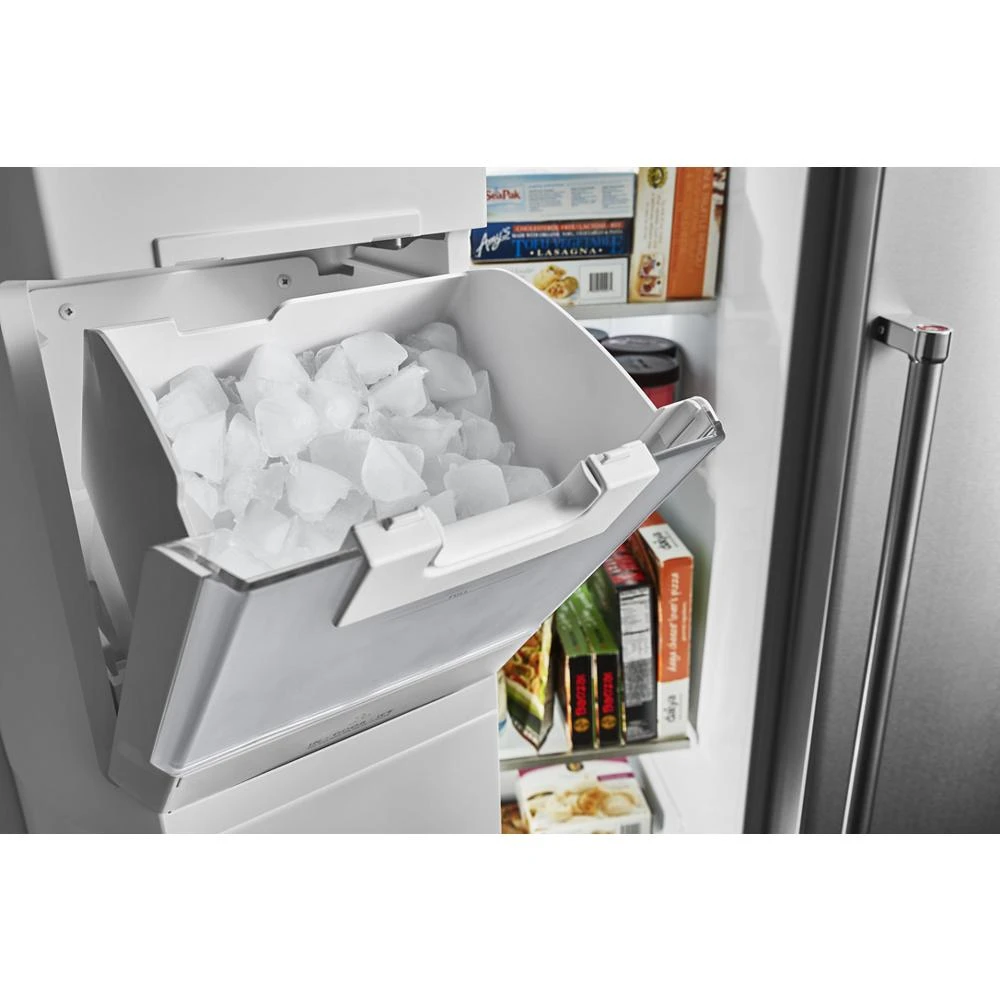 22.6 cu ft. Counter-Depth Side-by-Side Refrigerator with Exterior Ice and Water and PrintShield™ finish KRSC703HBS