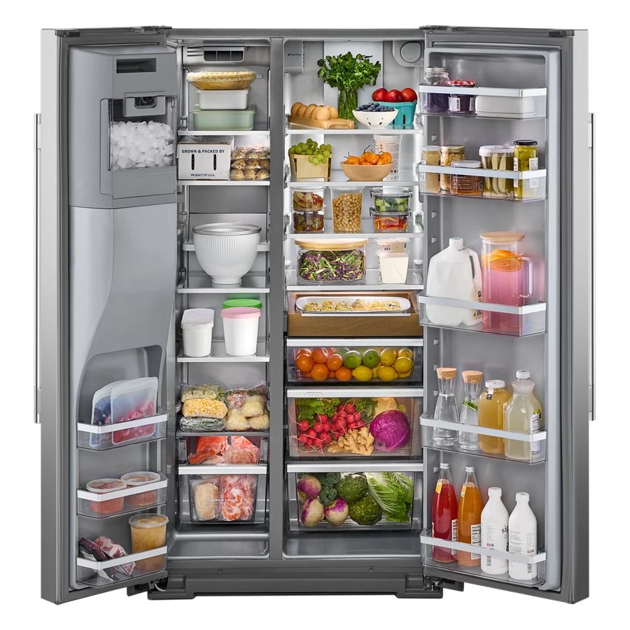 28.7 Cu. Ft. Side-by-side Refrigerator With Panoramic Led Lighting view 2