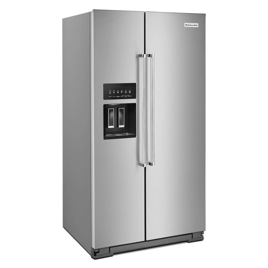 24.8 Cu Ft. Side-by-side Refrigerator With Exterior Ice And Water And Printshield® Finish KRSF705HPS