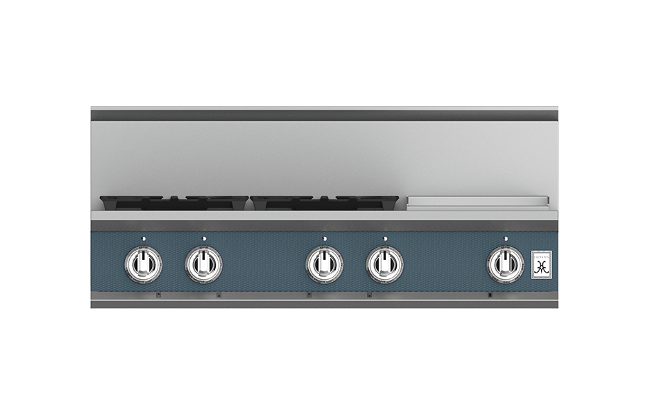 36" 4-Burner Rangetop with 12" Griddle KRT364GDGG