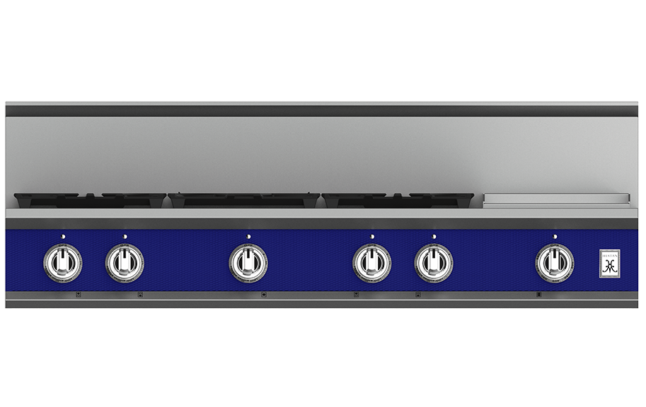48" 5-Burner Rangetop with 12" Griddle KRT485GDBU