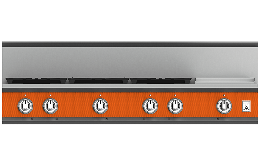 48" 5-Burner Rangetop with 12" Griddle KRT485GDOR