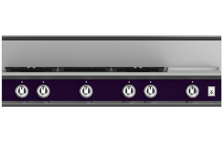 48" 5-Burner Rangetop with 12" Griddle KRT485GDPP