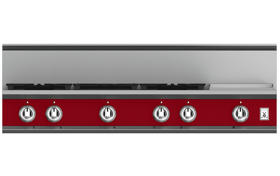 48" 5-Burner Rangetop with 12" Griddle KRT485GDRD