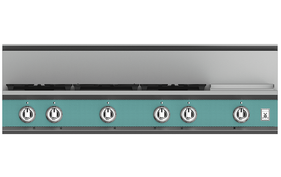 48" 5-Burner Rangetop with 12" Griddle KRT485GDTQ