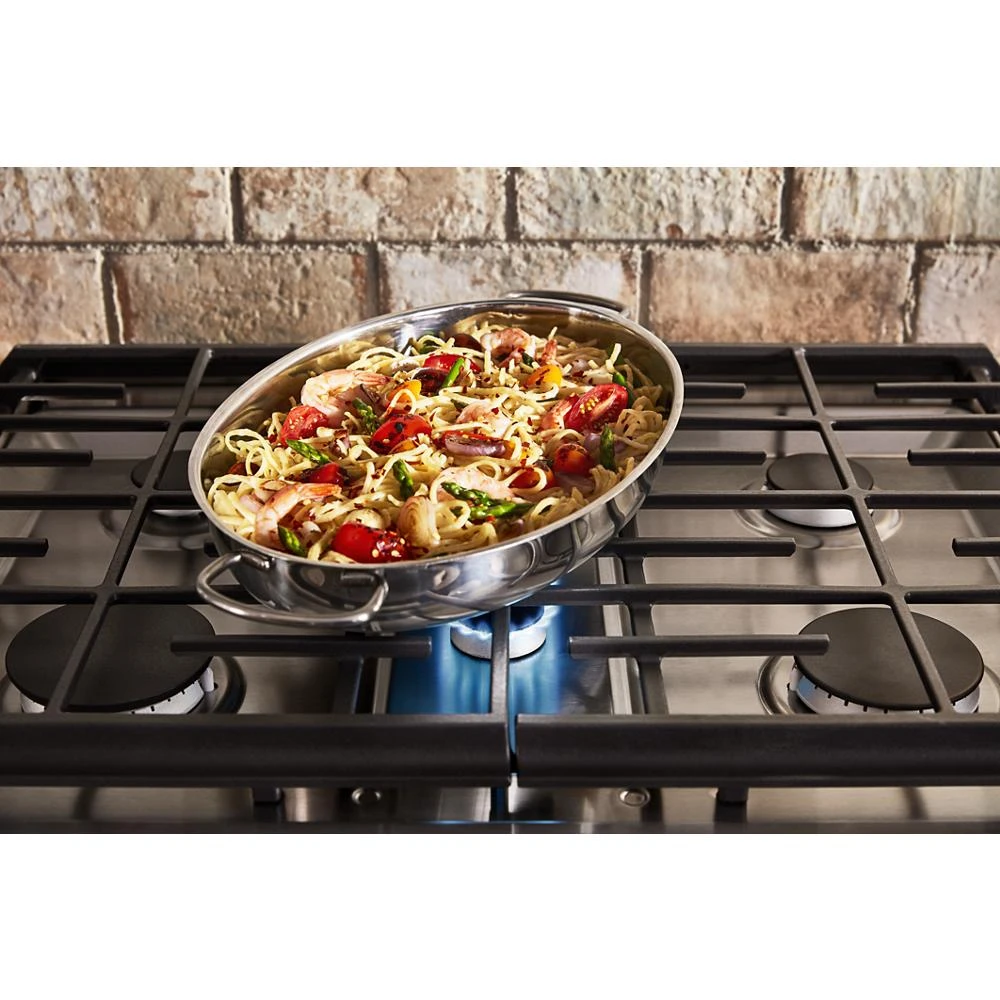 30" 5-Burner Dual Fuel Convection Slide-In Range with Baking Drawer view 5