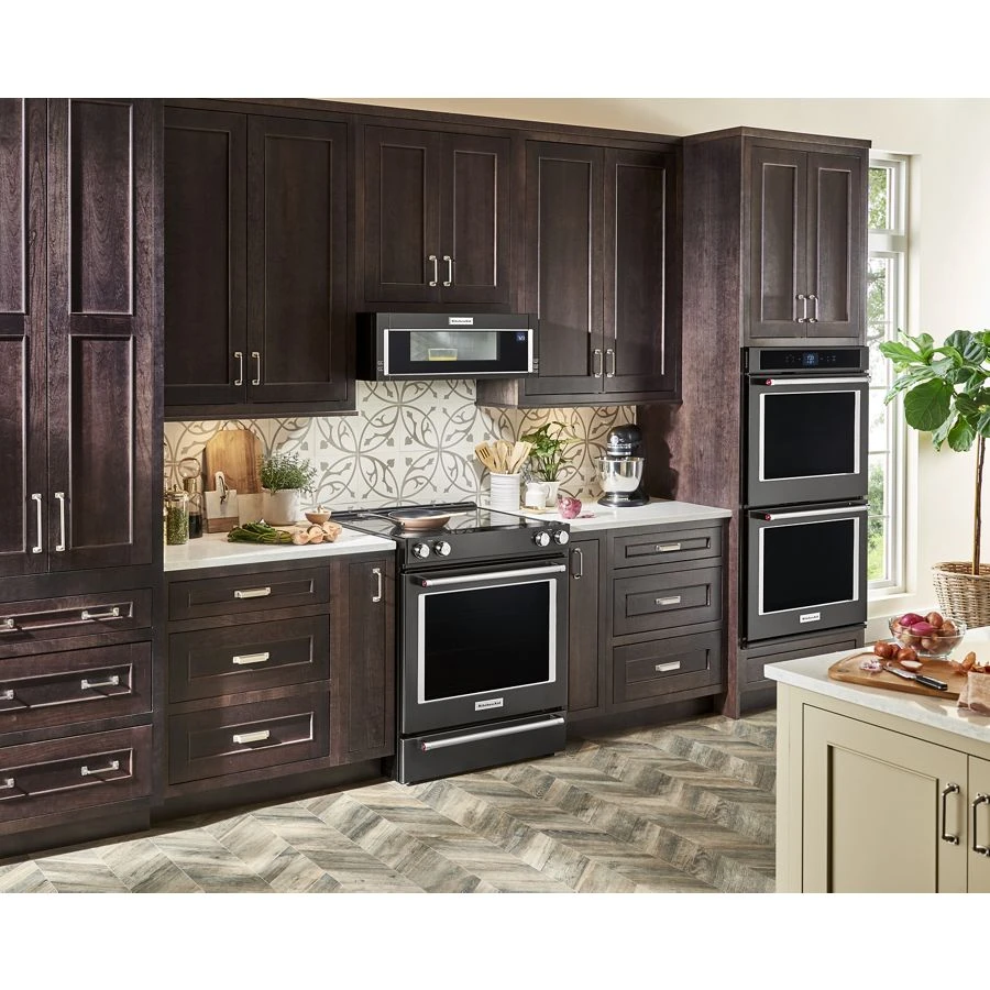 30-inch 5-element Electric Slide-in Convection Range KSEG700EBS