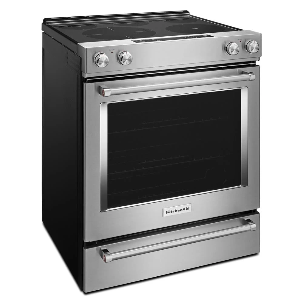 30" 5-Element Electric Slide-In Convection Range view 4