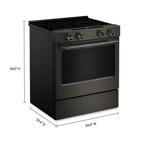 5.3 Cu. Ft. Smart Slide-in Electric Range with Two Even-Heat™ Hyper Elements and Convection Cooking Modes view 3