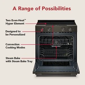 5.3 Cu. Ft. Smart Slide-in Electric Range with Two Even-Heat™ Hyper Elements and Convection Cooking Modes view 6